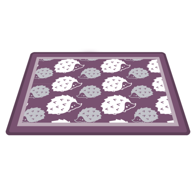 Original placemats with hedgehog-like texture - TenStickers