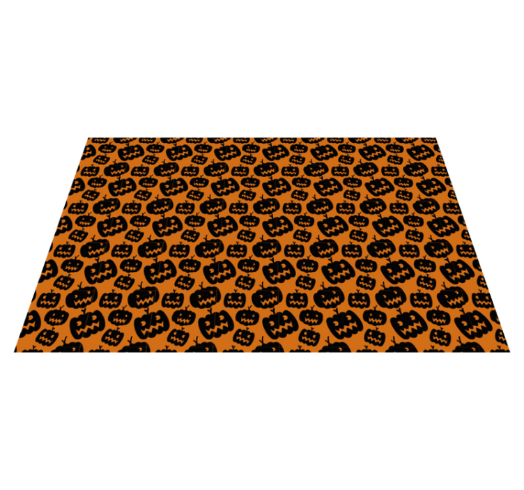 Halloween placemat with spooky pumpkin design - TenStickers