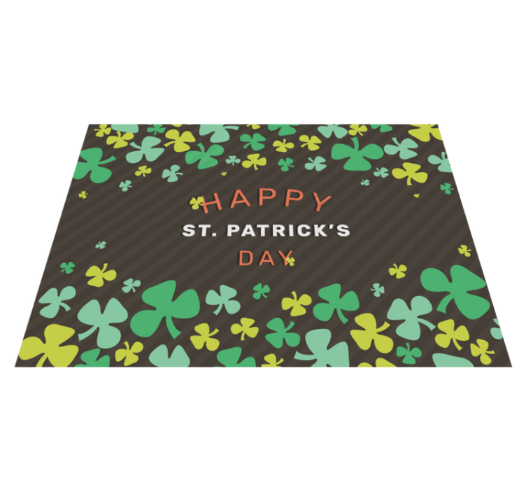 Halloween placemat happy st. patrick's day - TenStickers