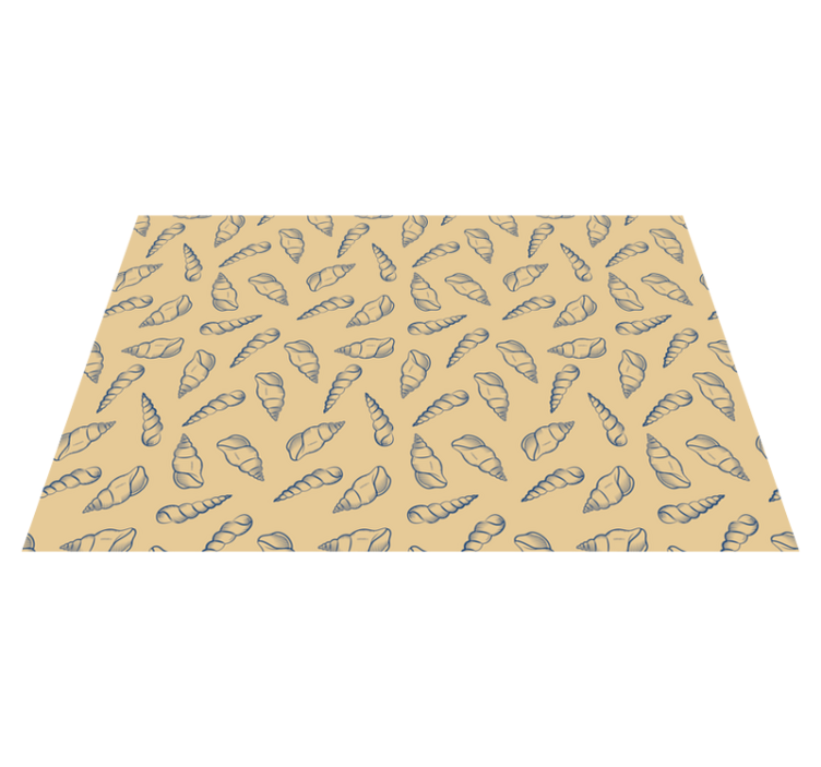Shell pattern surface placemat - TenStickers