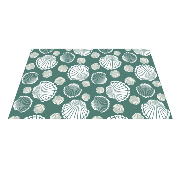 Original placemats sea shell designs - TenStickers