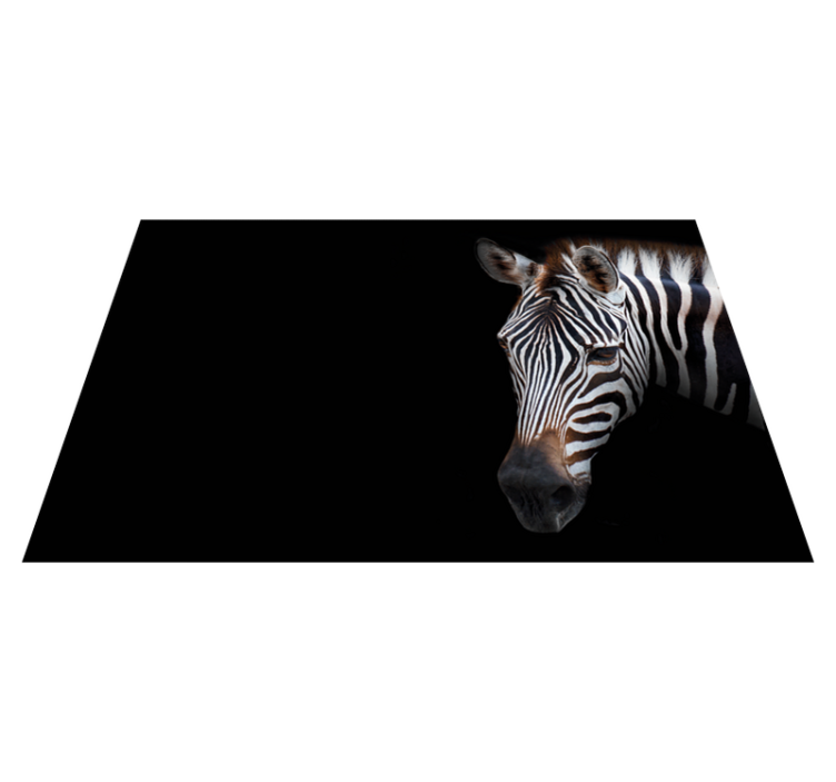 Realistic picture zebra placemats - TenStickers