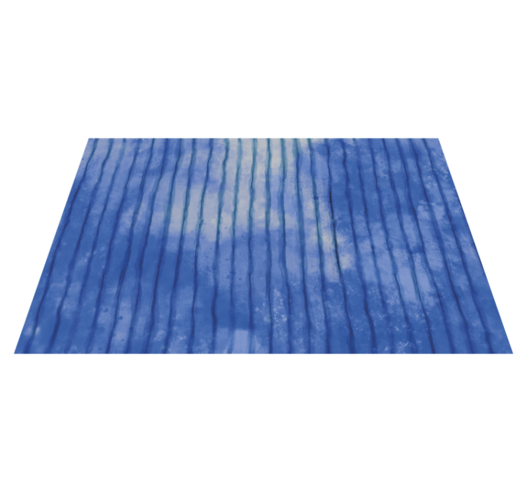 Blue striped pattern placemat - TenStickers
