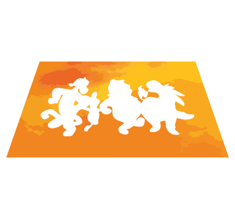 Children placemats with playful character shapes - TenStickers