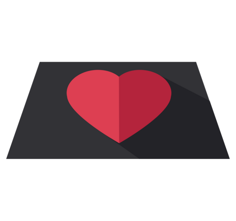 Original placemats with heart shaped design - TenStickers