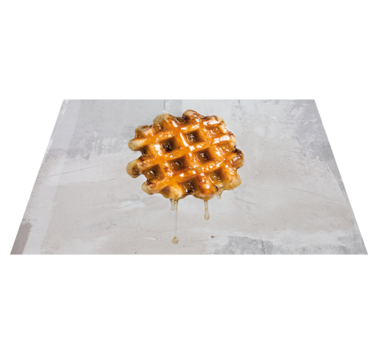 Original placemats golden syrup waffle design - TenStickers
