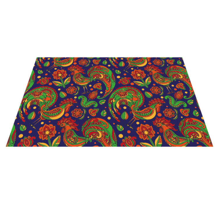 Original placemats in lively floral designs - TenStickers