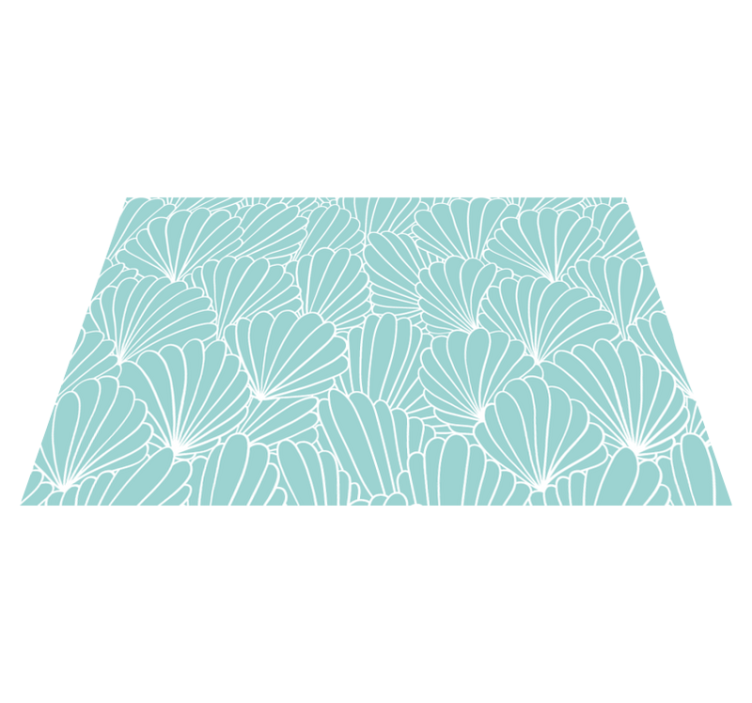 Shell patterned surface placemat - TenStickers