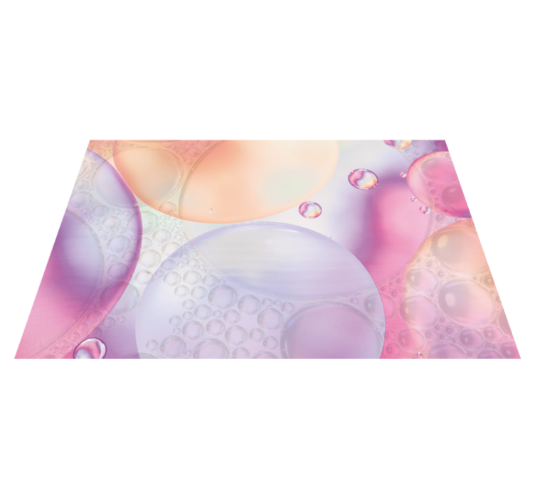 Bubbly colorful surface placemat - TenStickers