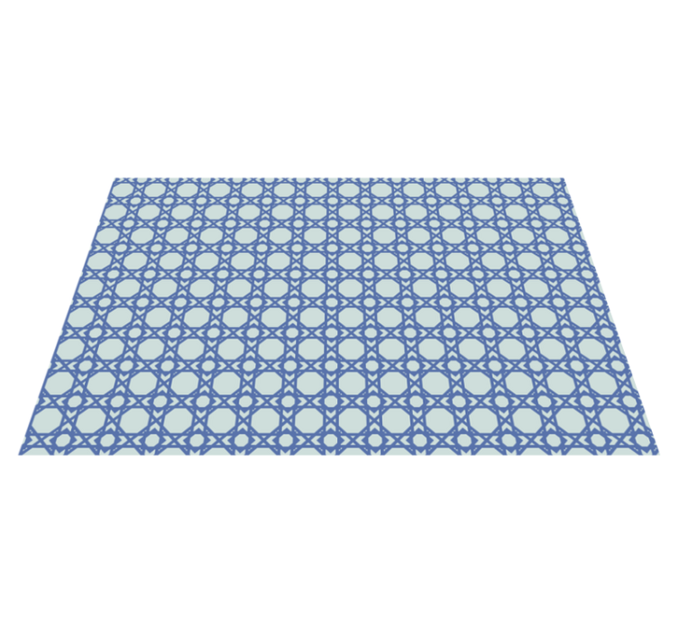 Elegant blue pattern placemat - TenStickers