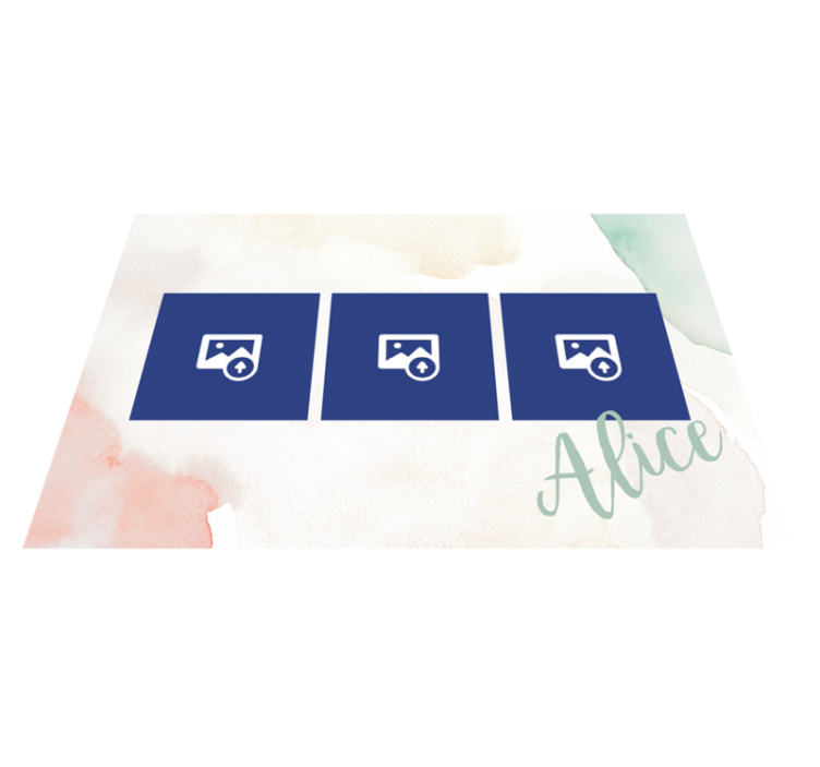 Original placemats for photo memories display - TenStickers