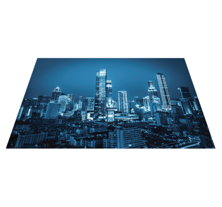 Different cities view modern placemats - TenStickers