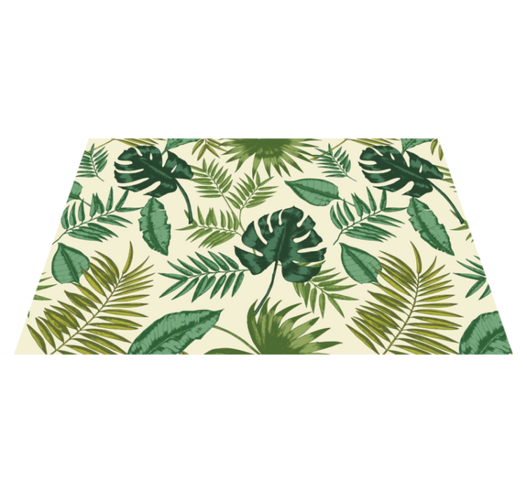 Elegant tropical pattern restaurant placemats - TenStickers