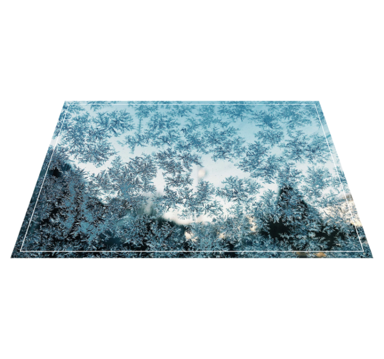 Frosted ice pattern placemat - TenStickers