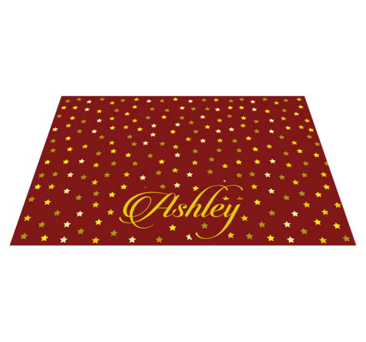 Personalisable placemats starry personalized platter - TenStickers