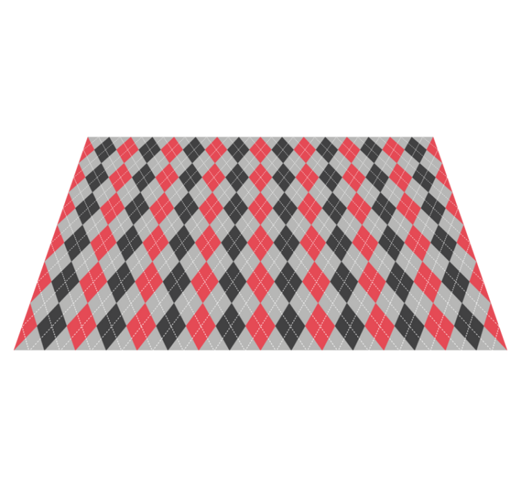 Geometric argyle pattern placemat - TenStickers