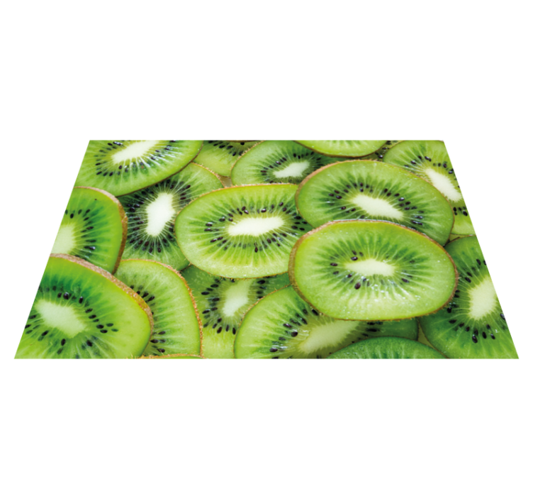Fresh kiwi slices placemat - TenStickers