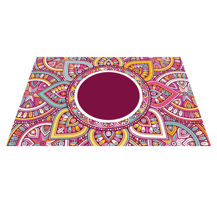 Original placemats colorful mandala design - TenStickers