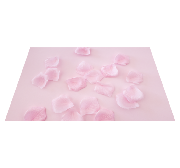 Delicate petal arrangement placemat - TenStickers