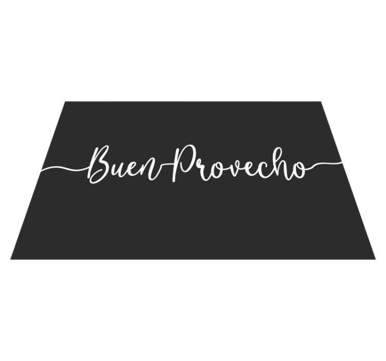 Enjoy your meal quote placemats - TenStickers