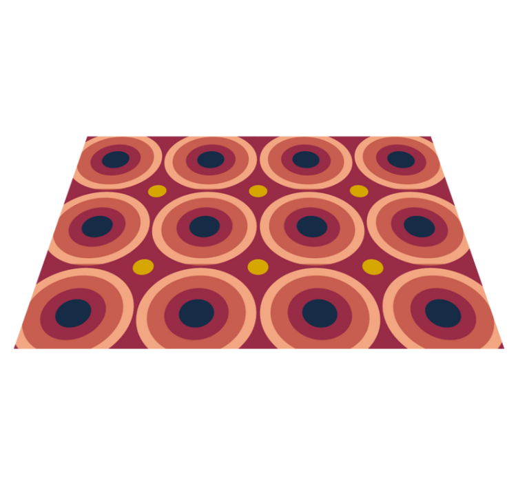 Original placemats with geometric round design - TenStickers