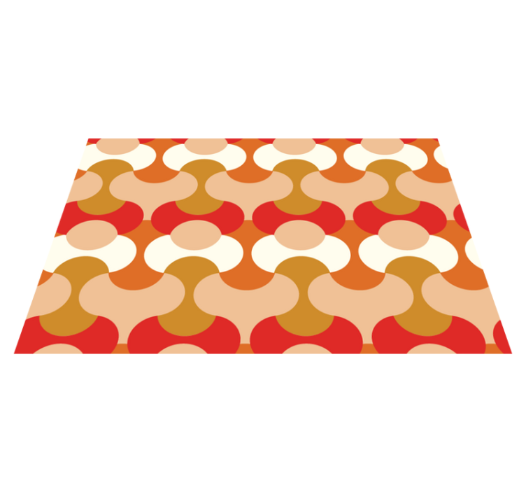 Modern placemats with lively geometric patterns - TenStickers