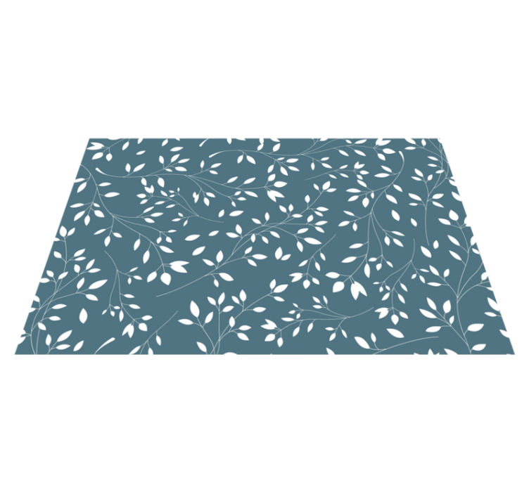 Lush leaf pattern placemat - TenStickers