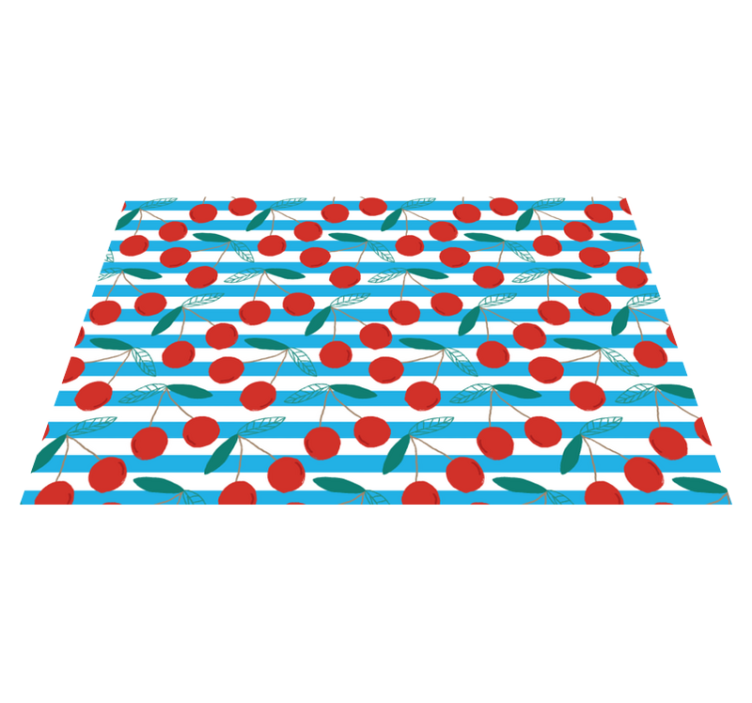 Original placemats with cherry patterned design - TenStickers