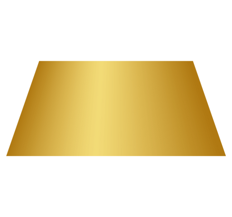 Modern placemats with golden gradient surface - TenStickers