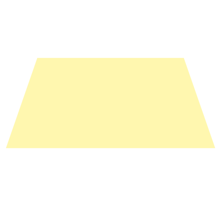 Simple yellow Vinyl placemats - TenStickers