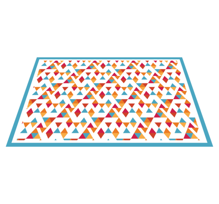 Original placemats vibrant geometric design - TenStickers