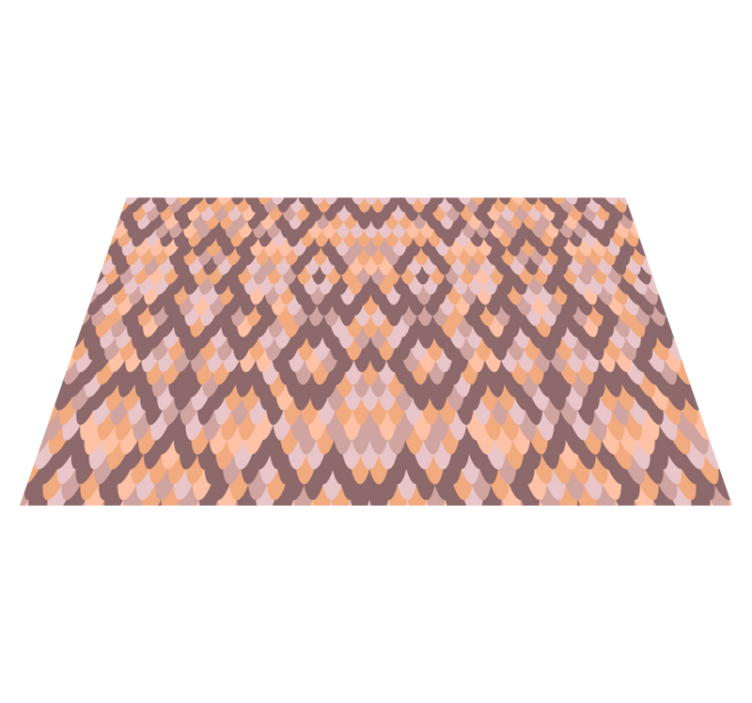 Geometric diamond patterns placemat - TenStickers