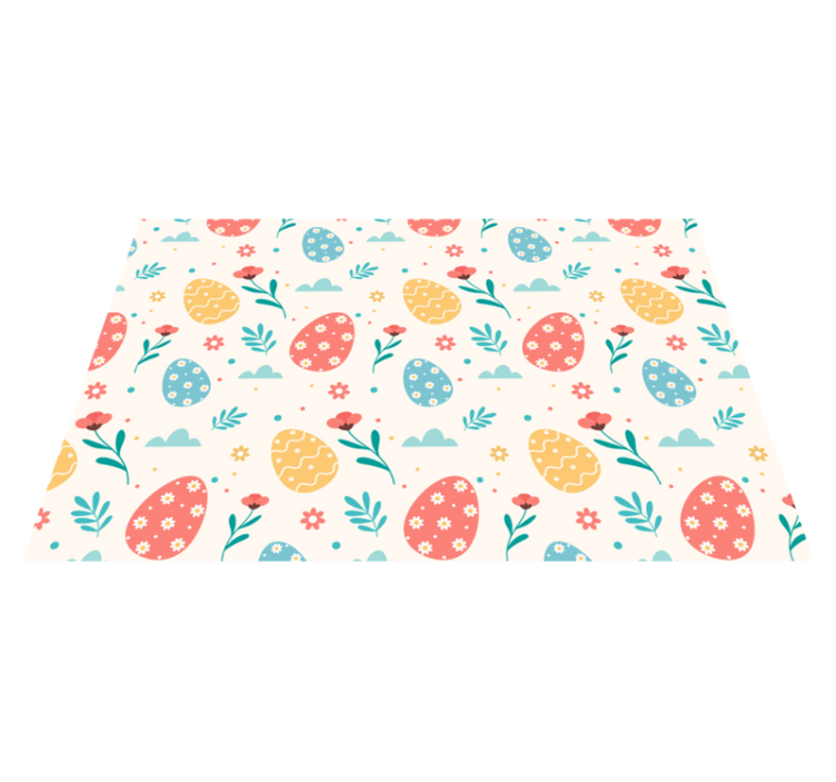 Children placemats colorful egg design - TenStickers