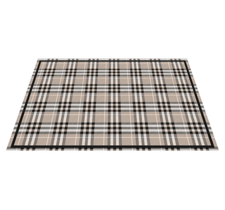 Classic plaid pattern placemat - TenStickers