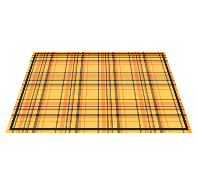 Plaid checkered pattern placemat - TenStickers