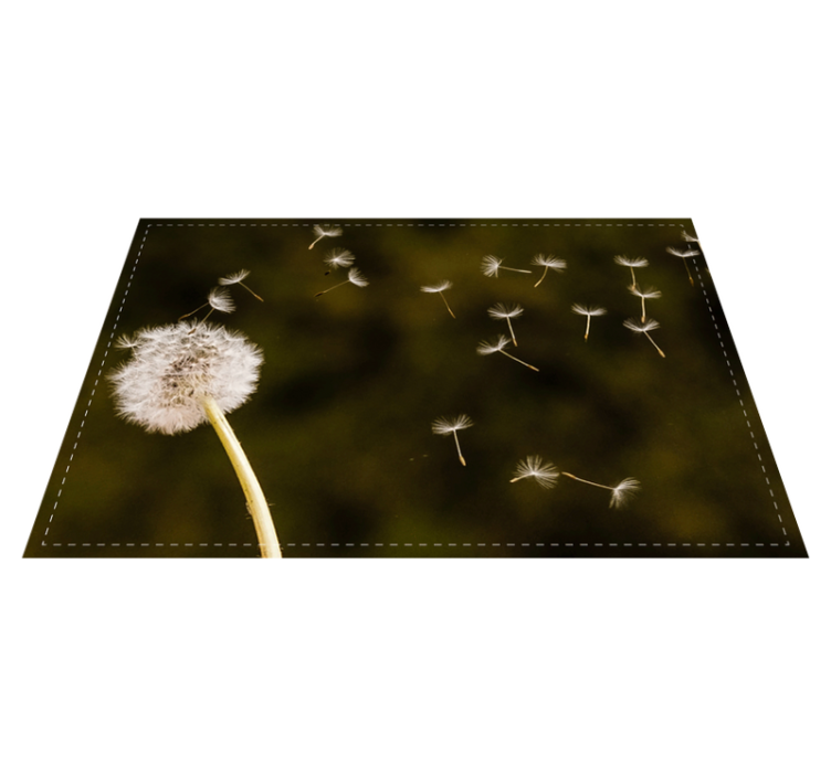 Original placemats dandelion seed fluff - TenStickers