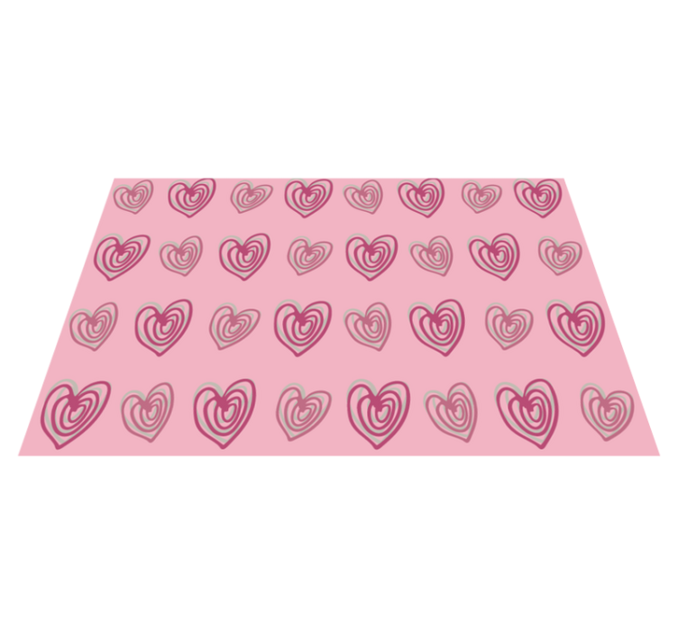 Original placemats with heart pattern design - TenStickers