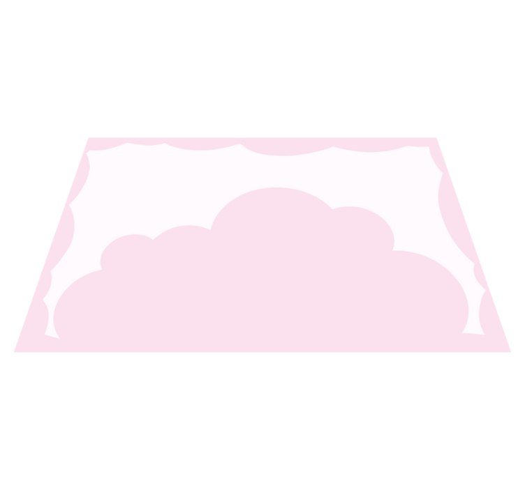 Children placemats cloud-themed design - TenStickers