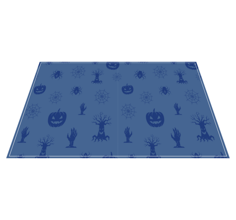 Halloween placemat spooky themed decoration - TenStickers