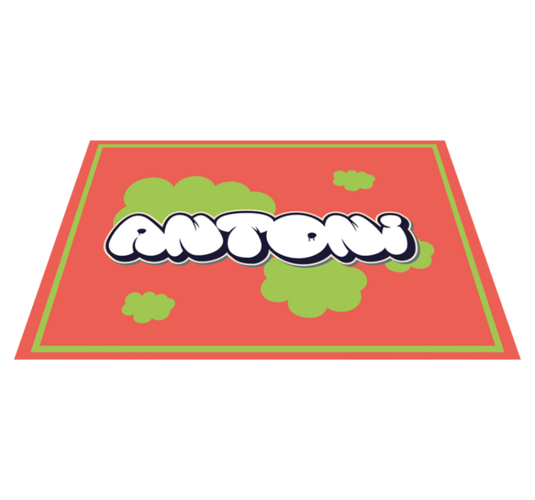 Personalizable fun name personalisable placemats - TenStickers