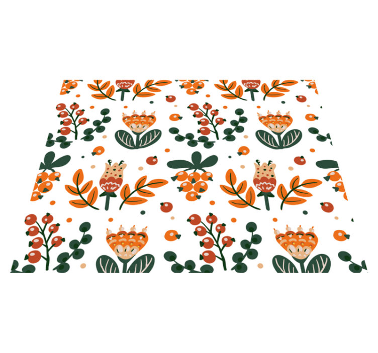 Original placemats botanical arrangement with foliage - TenStickers