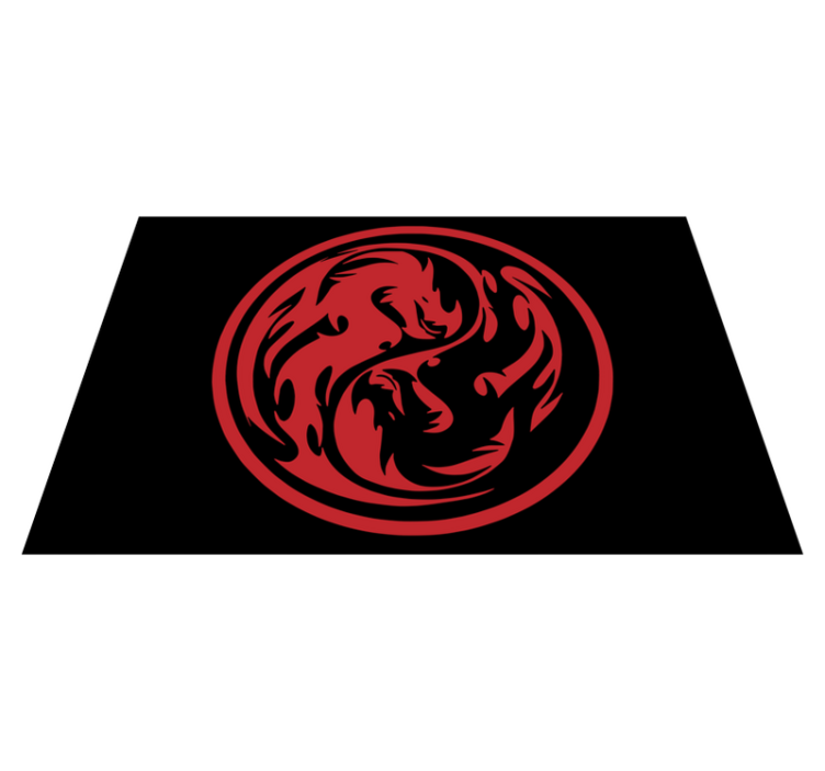 Original placemats dragon emblem design - TenStickers