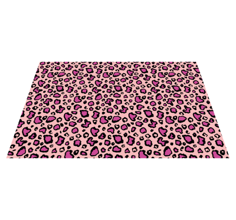 Original placemats pink leopard print design - TenStickers