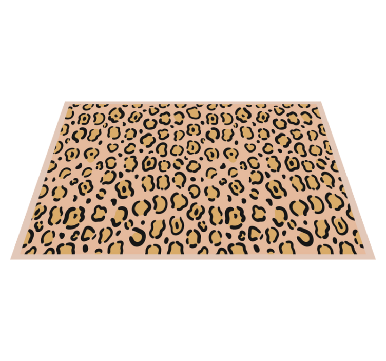 Leopard skin print placemat - TenStickers