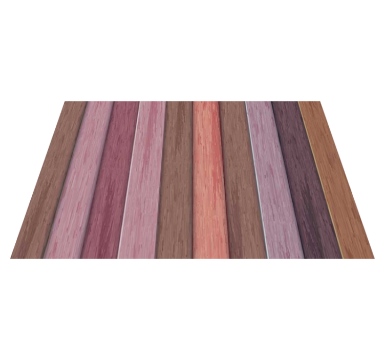 Wooden stripe variation placemat - TenStickers