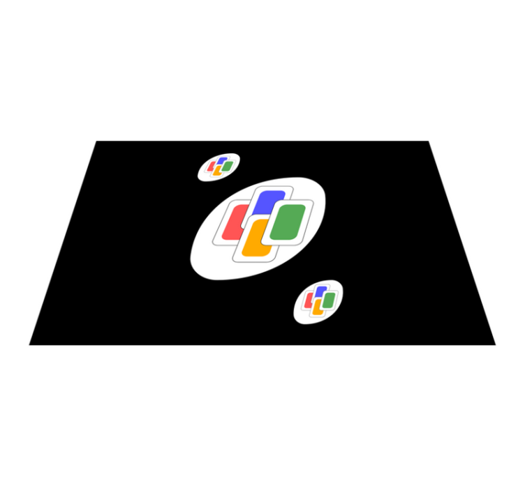 Original placemats vibrant geometric designs - TenStickers