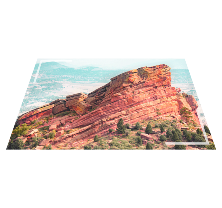 Modern placemats majestic rock formation design - TenStickers