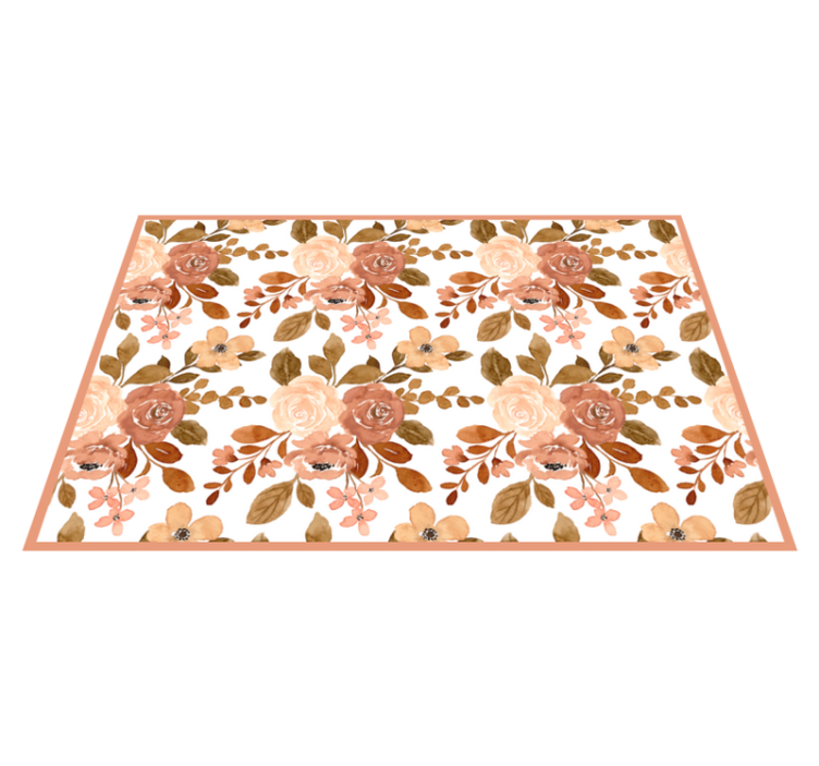 Original placemats floral design table setting - TenStickers