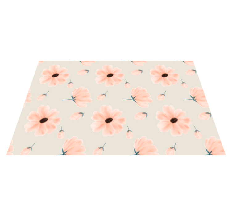 Original placemats floral inspired table setting - TenStickers