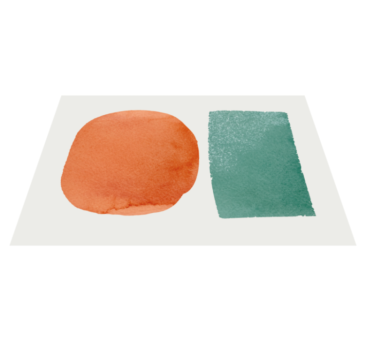 Dot and square minimalist original placemats - TenStickers